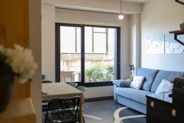 Salón comedor del Apartamento 3, con dormitorio independiente, Zarautz